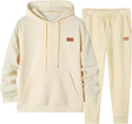 Mens Jacquard Sweatsuit Tracksuit Set - Comfortable Everyday Wear