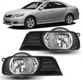 Nilight Fog Lights Assembly for 2007-2009 Toyota Camry - Clear Lens