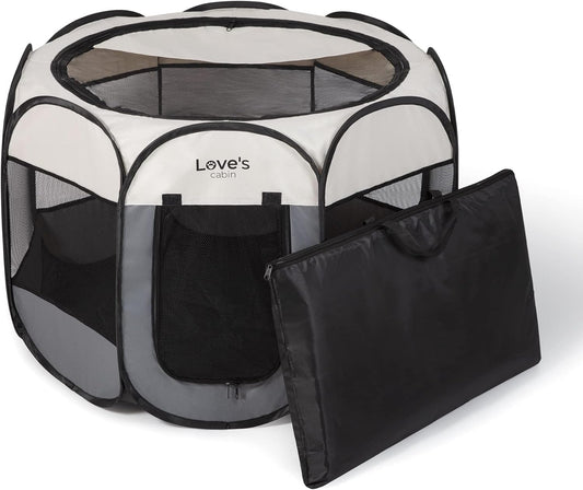 Portable Pet Playpen: Indoor/Outdoor Fun for Pets