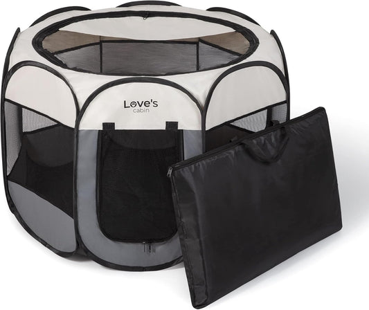 Portable Pop-Up Dog Playpen - Indoor/Outdoor Fun!