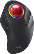 Nulea M505B Wireless Trackball Mouse - Ergonomic Index Finger Control