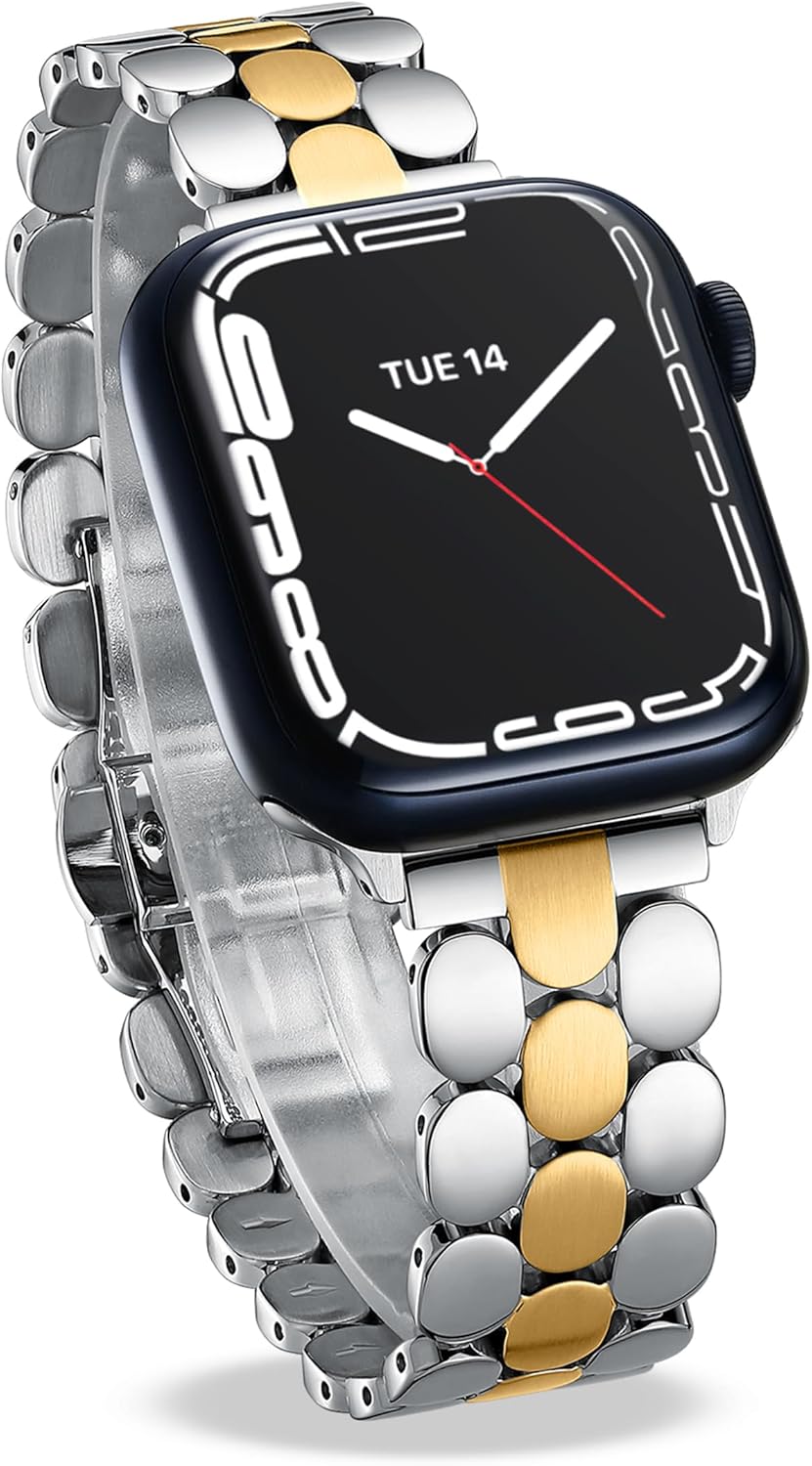 Stylish Stainless Steel Band for Apple Watch - Design for Women