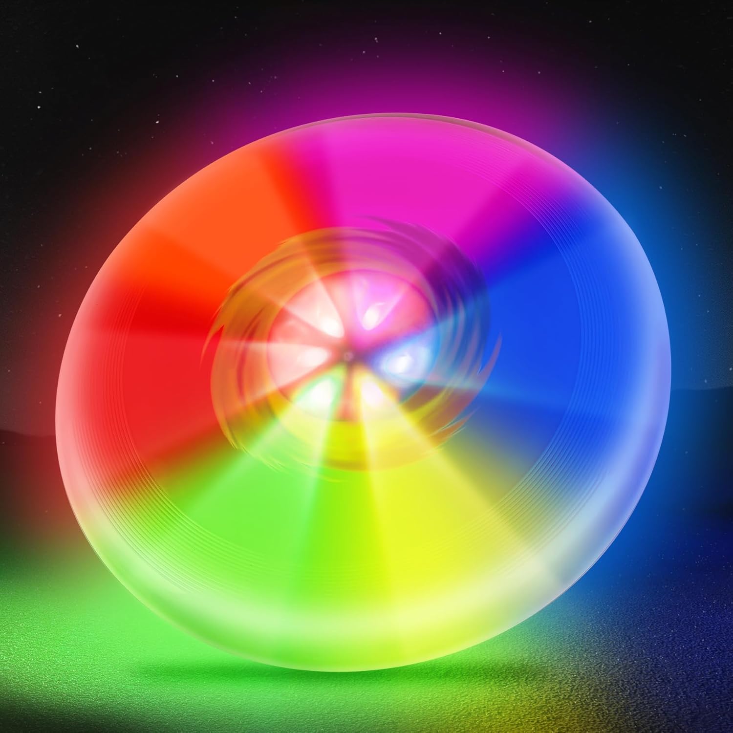 Kovshuiwe Light Up Flying Disc - 7 Modes, Long Battery Life