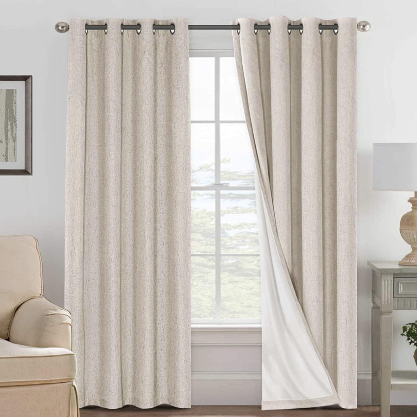 H.VERSAILTEX Polyester Blackout Curtains for Elegant Bedrooms