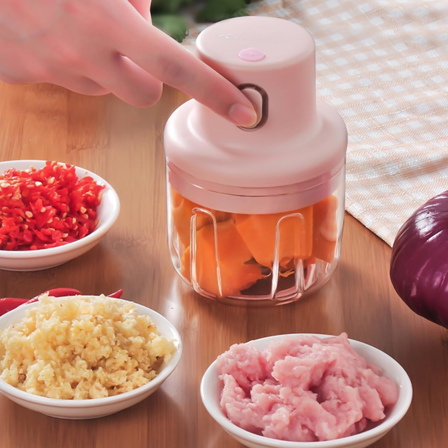 Wireless Baby Food Processor - Puree, Dice, Minced Veggies!