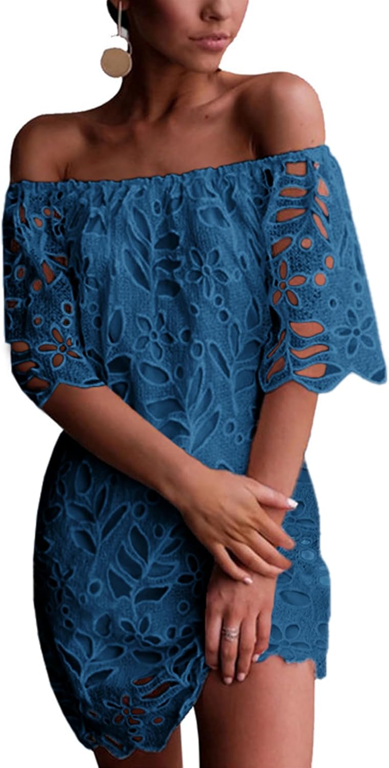 Elegant Off Shoulder Summer Dress for Women by PRETTYGARDEN