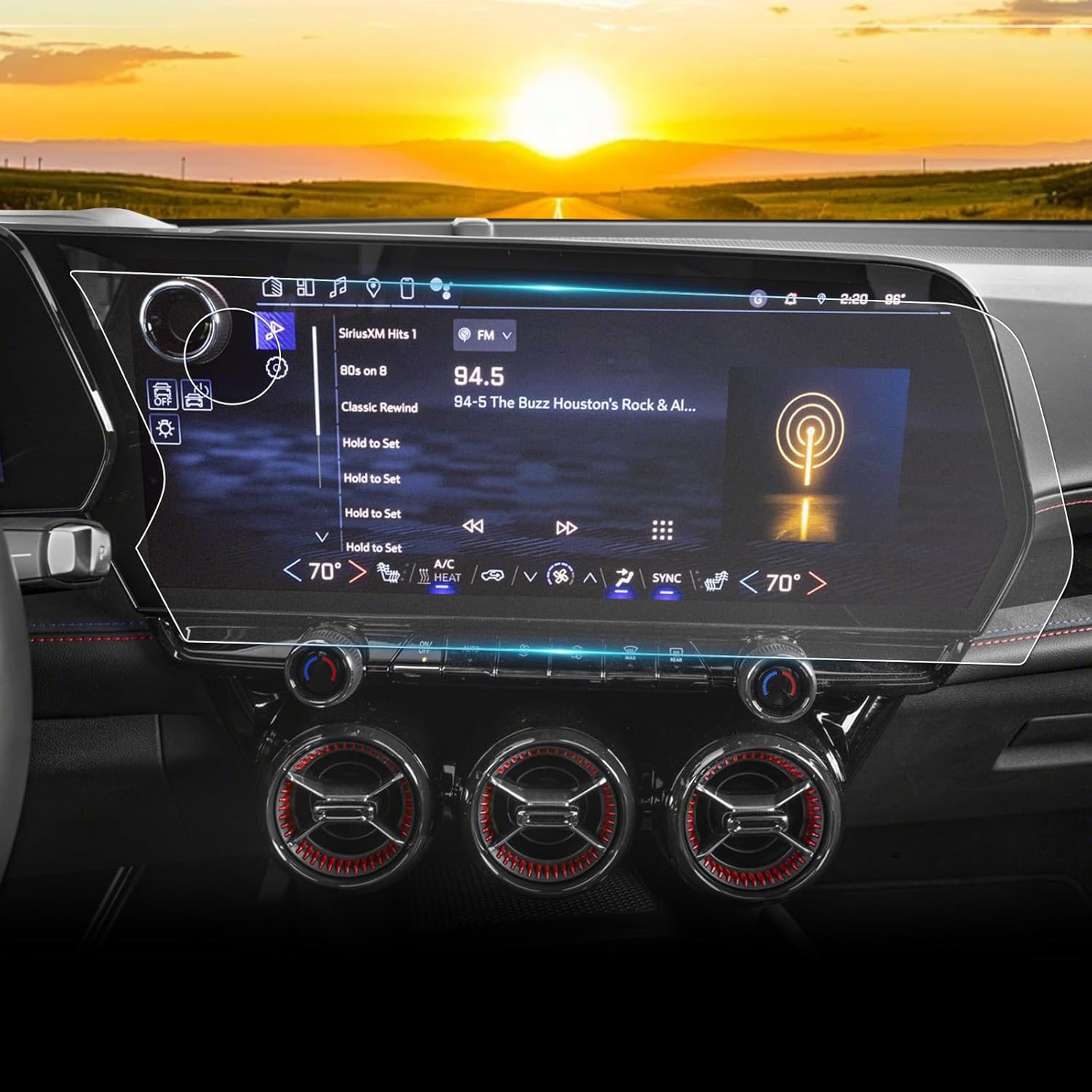 Screen Blazer EV Chevy 2025 Anti Glare Protector for Infotainment