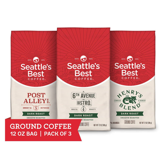 Seattle's Best Dark Roast Variety Pack | Bold & Delicious Coffee
