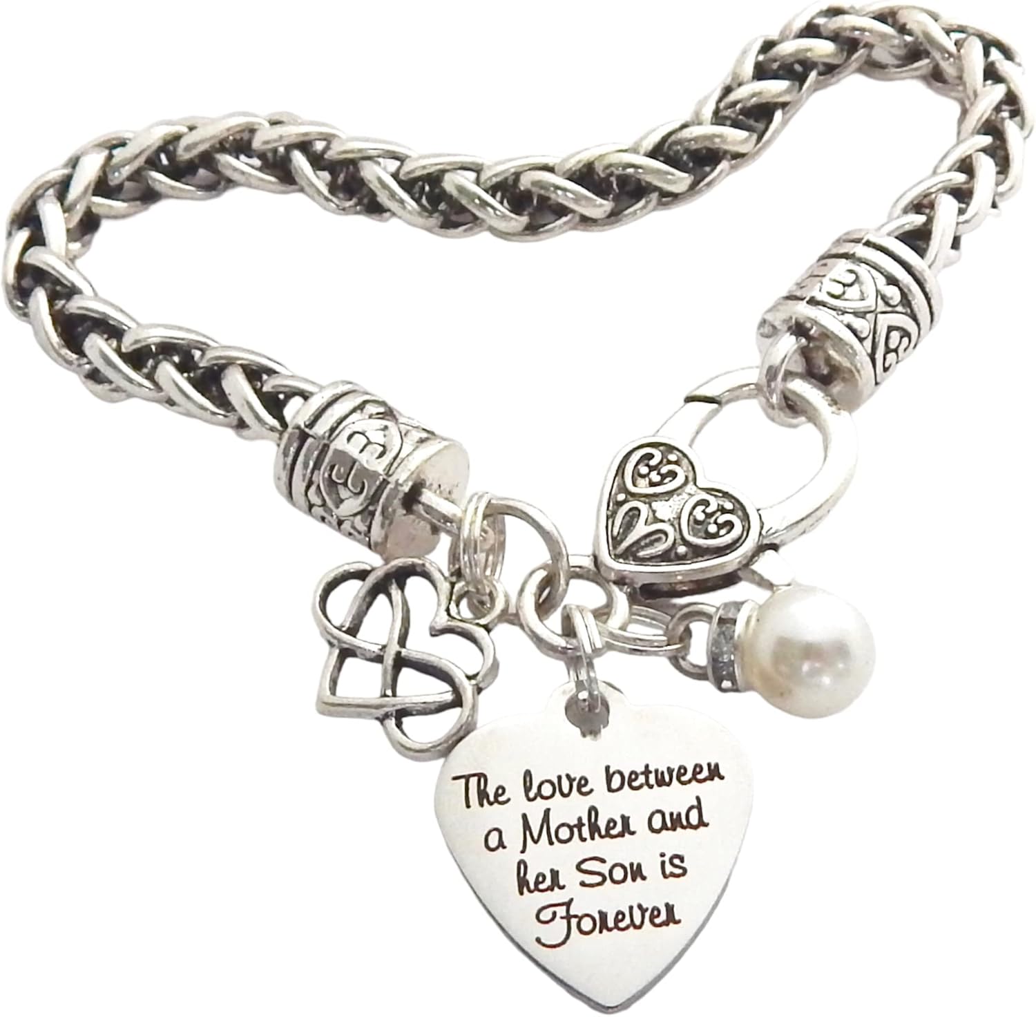 Mother Son Gift Infinity Bracelet for Special Occasions