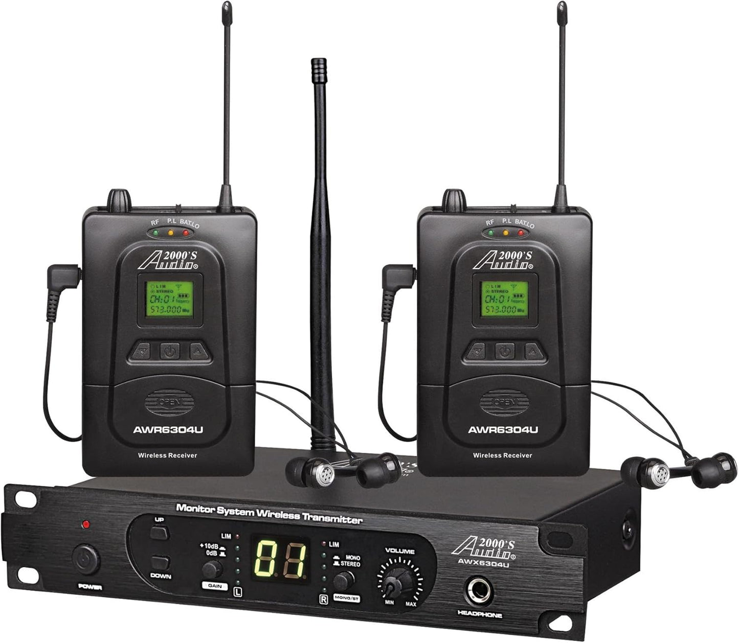 Audio2000ftS AWM6305U In-Ear Monitor System for Professionals