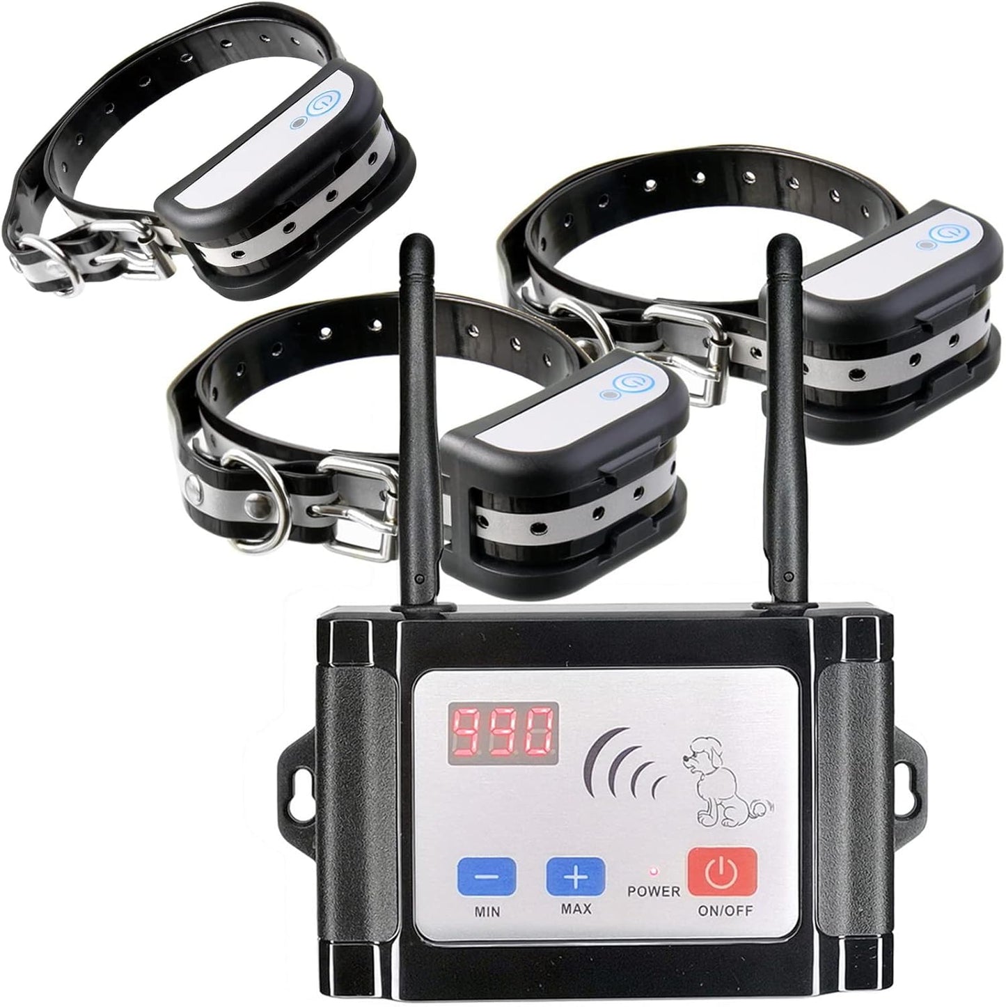 Wireless Dog Fence & Training Collar - 2-in-1 Containment System