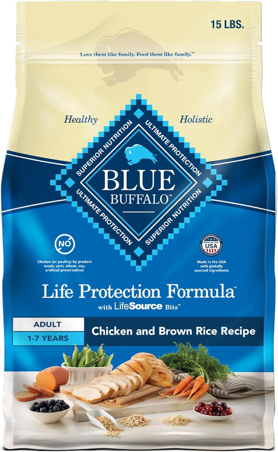 Blue Buffalo Life Protection Formula Dry Dog Food for Strong Muscles