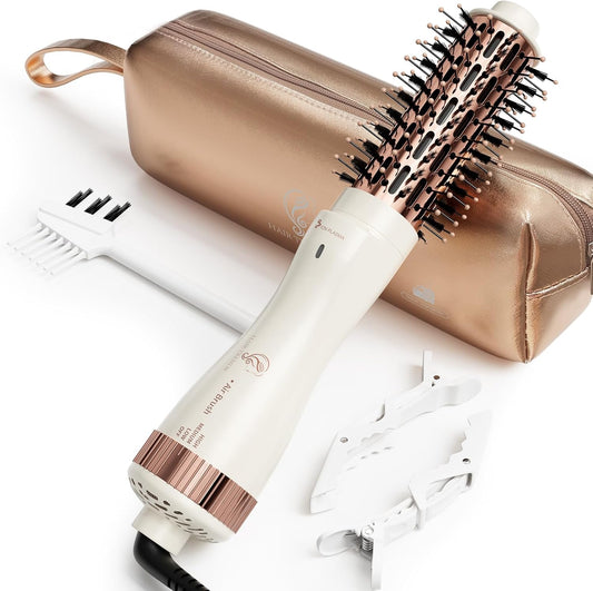 1.5 Inch Dual Voltage Round Brush Dryer - Volumize Effortlessly!