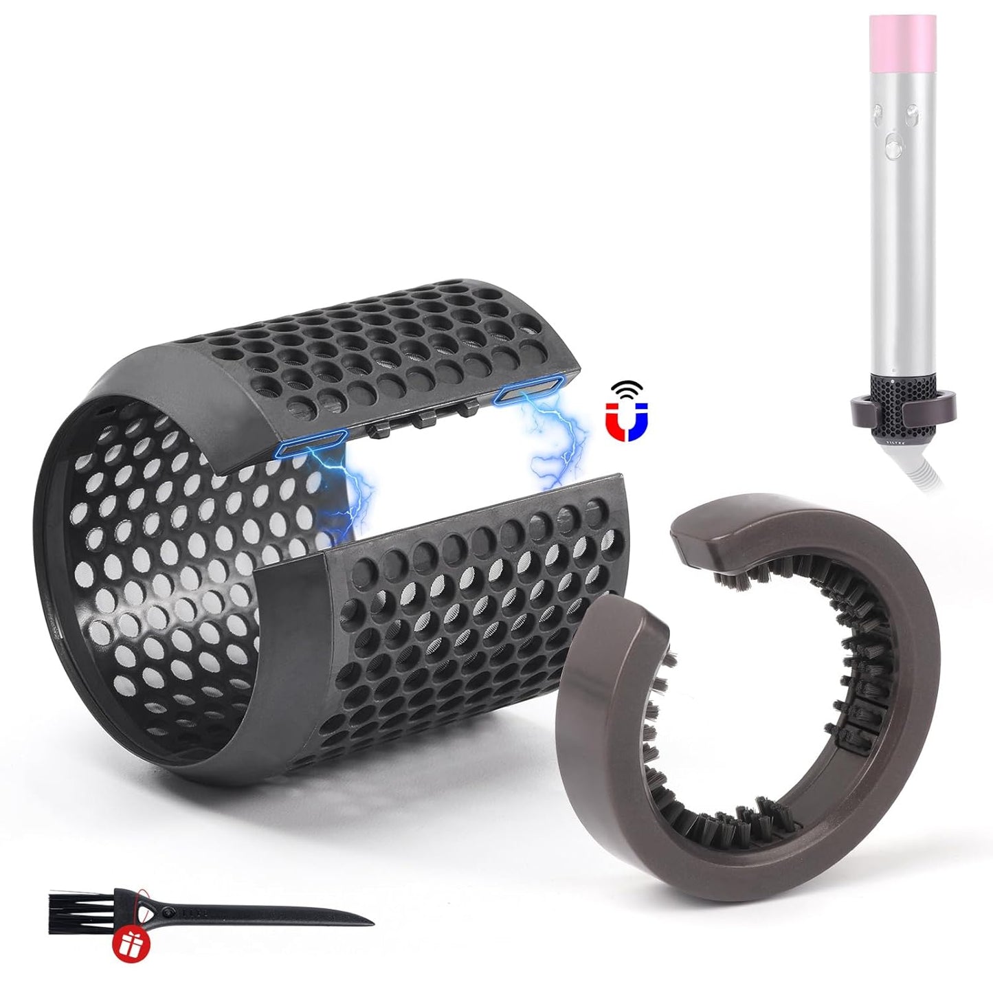 Dyson Airwrap Filter Cover + Cleaning Brush Set