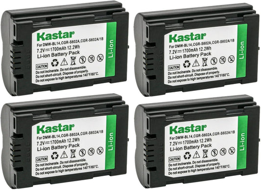 Kastar Battery 4-Pack Replacement for Leica Cameras