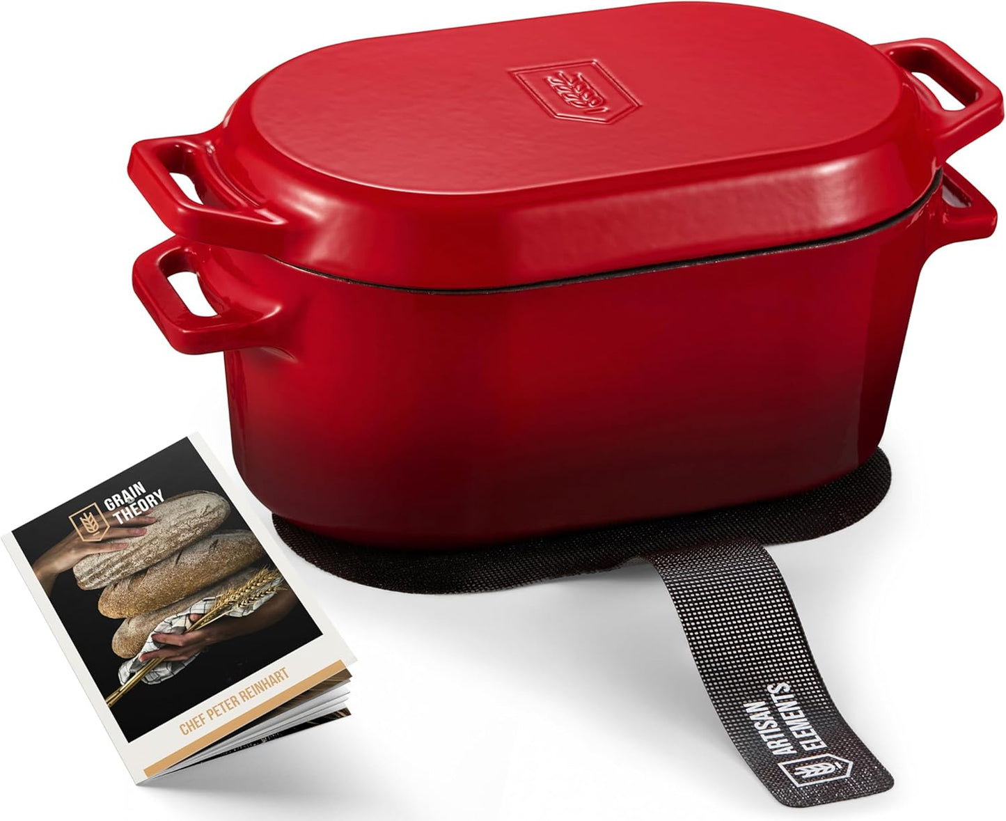 Kook Dutch Oven for Sourdough Baking with Dual Handles