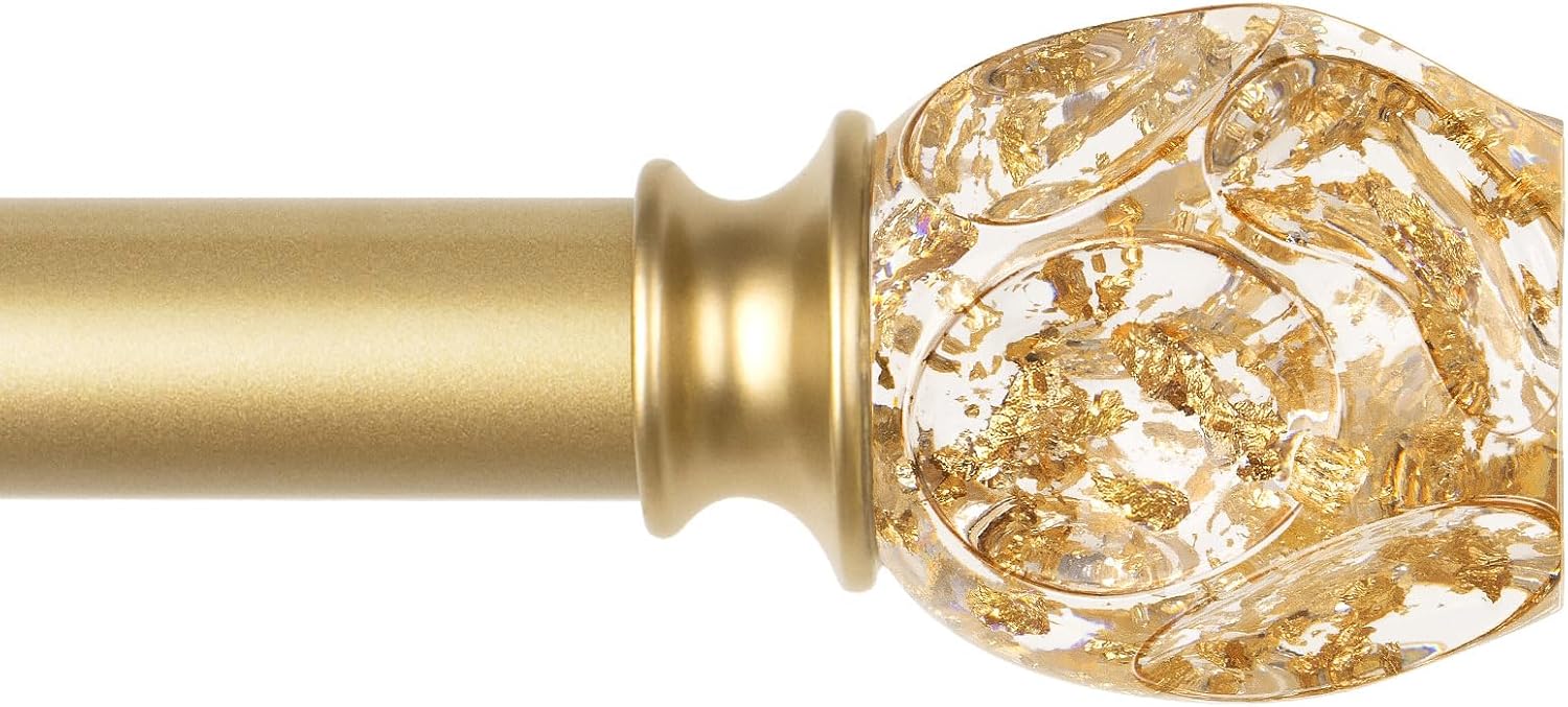 TONIAL Gold Curtain Rod: Heavy Duty Telescoping 32-58 ~ 35 characters.