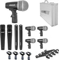 5 CORE 9 Piece Drum Microphone Kit - Complete Drum Mic Set