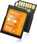 512GB UHS-II SD Card V60 Memory Card - Fast 4K/6K Storage