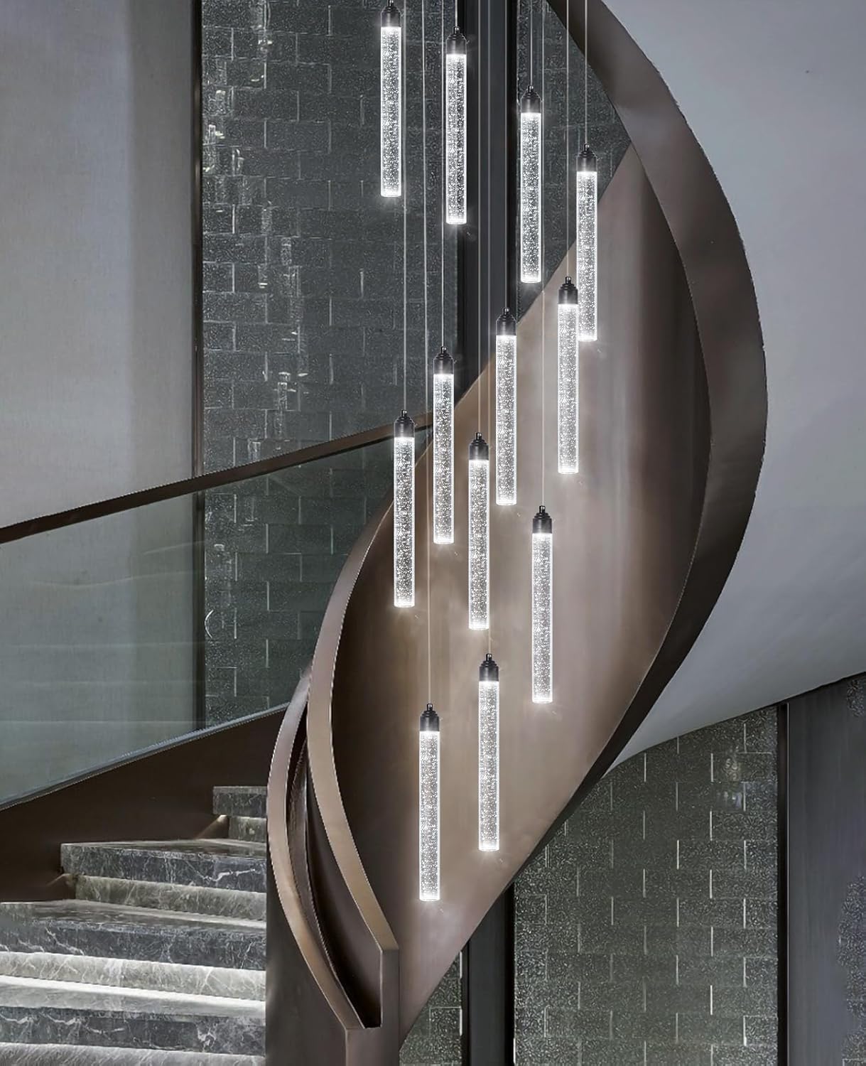 12-Lights Chandelier LED Dimmable Lighting for Modern Spaces