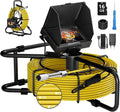 100ft Sewer Camera with 4.3in Screen and DVR - 22mm Camera