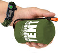 Lightweight 2 Person Survival Tent with Paracord Bracelets - Emergency