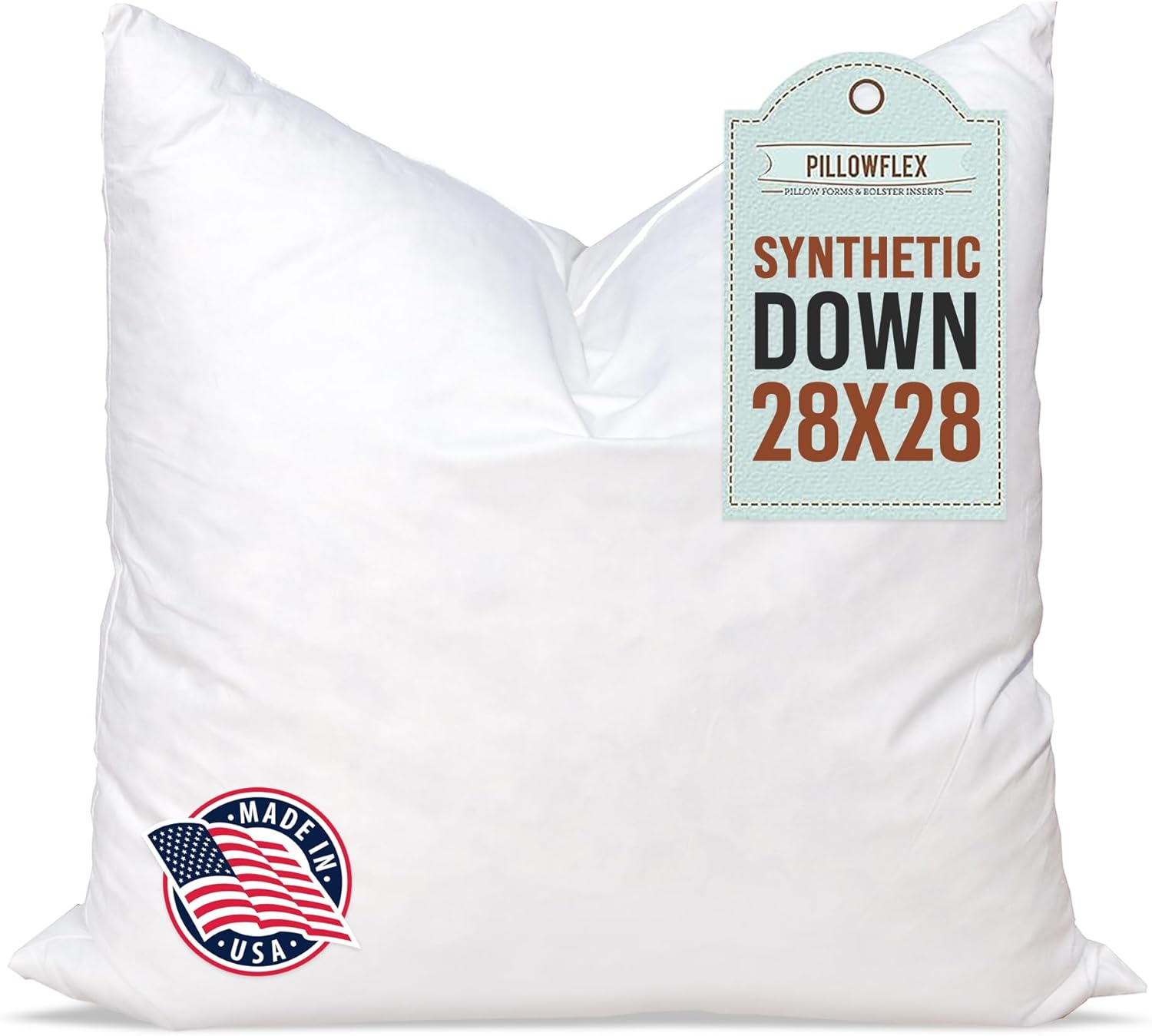 Pillowflex Synthetic Down Pillow Insert for Ultimate Comfort