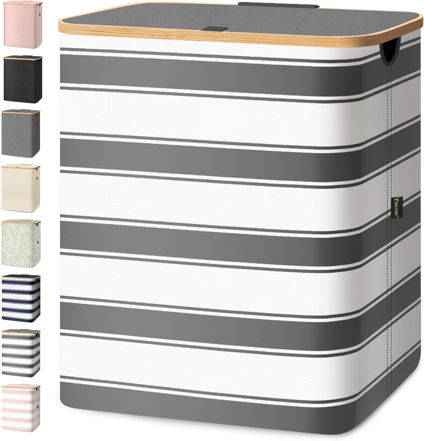 BALEINE Laundry Hamper with Lid: Stylish and Durable Design