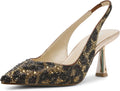 Betsey Johnson Rhinestone Pointed Toe Pumps - Sparkle Kitten Heel 2