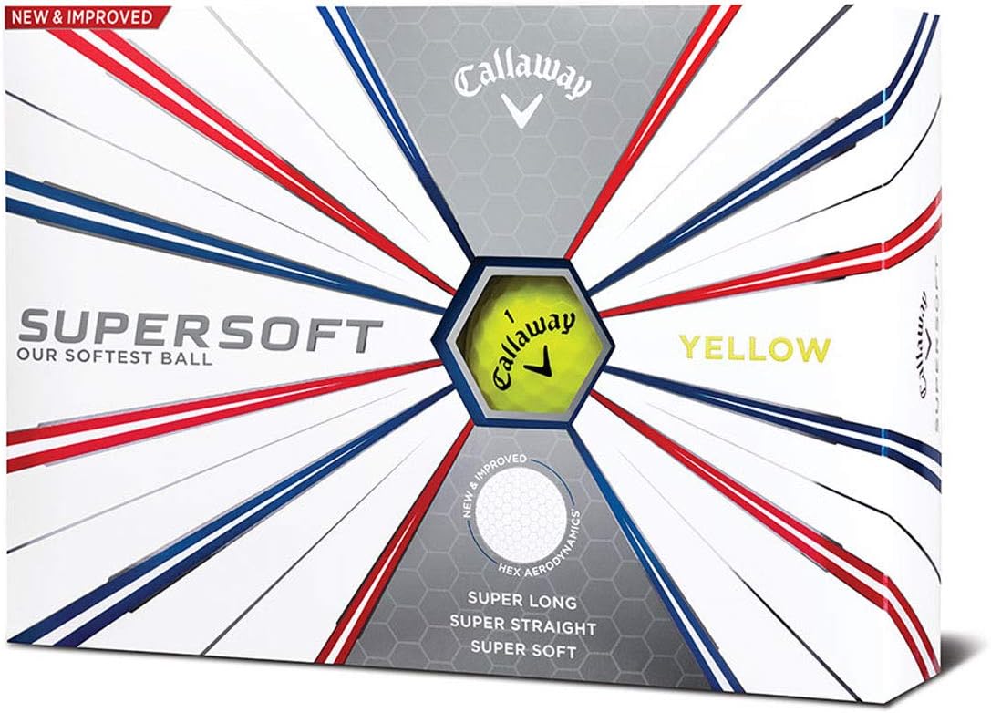 Callaway Golf Supersoft Golf Balls for Long Distance Play