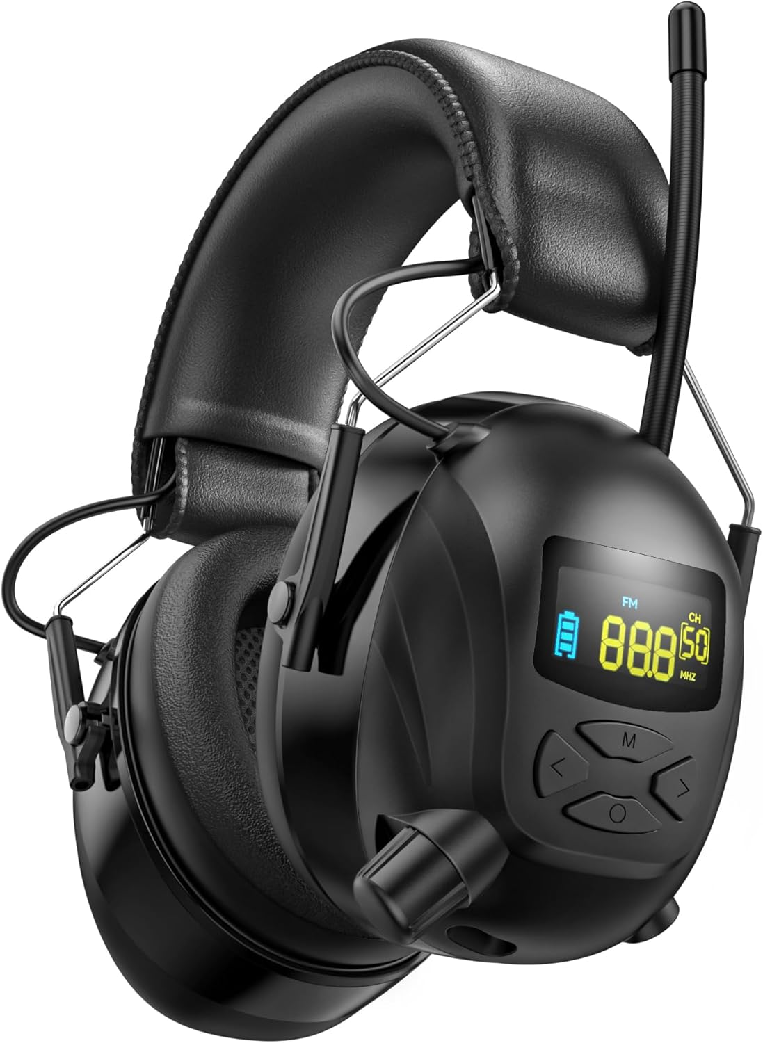 Bluetooth 5.4 AM/FM Radio Ear Protection Headphones for Work
