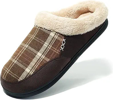 NewDenBer Men's Cozy Memory Foam Slippers for Ultimate Comfort