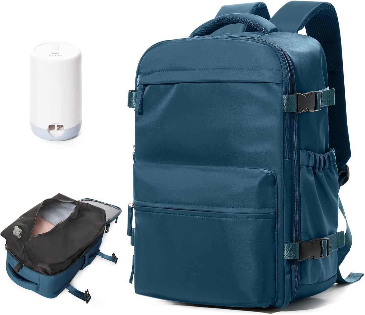 Large Vacuum Travel Backpack with Pump for Women and Men