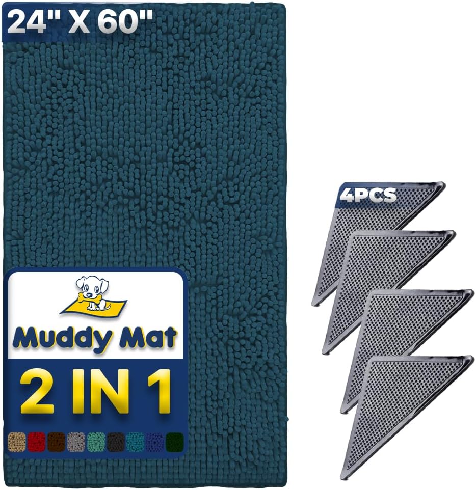 Muddy Mat Absorbent Microfiber Door Mat for Ultimate Floor Protection