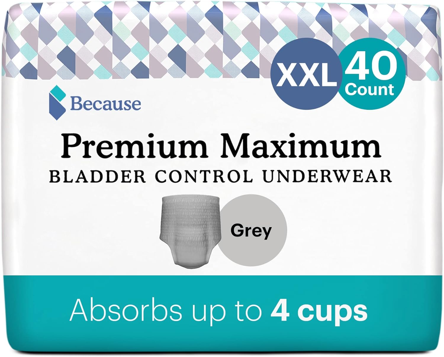 Ultimate Leak Protection - XXLarge Men's Incontinence Underwear