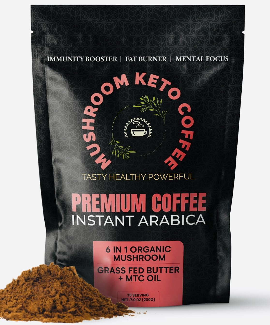 Vilorenz Mushroom Coffee: 6 Mushrooms, NO Aftertaste!