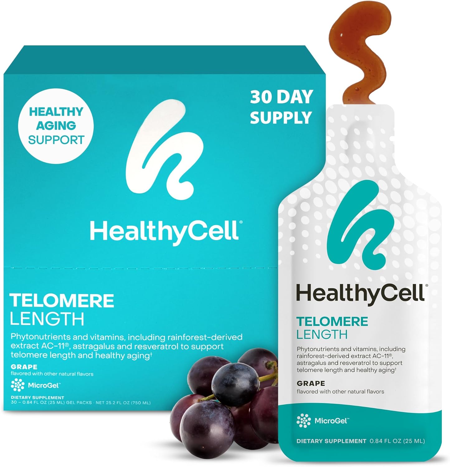 HealthyCell Telomere Length Supplement for Cellular Health