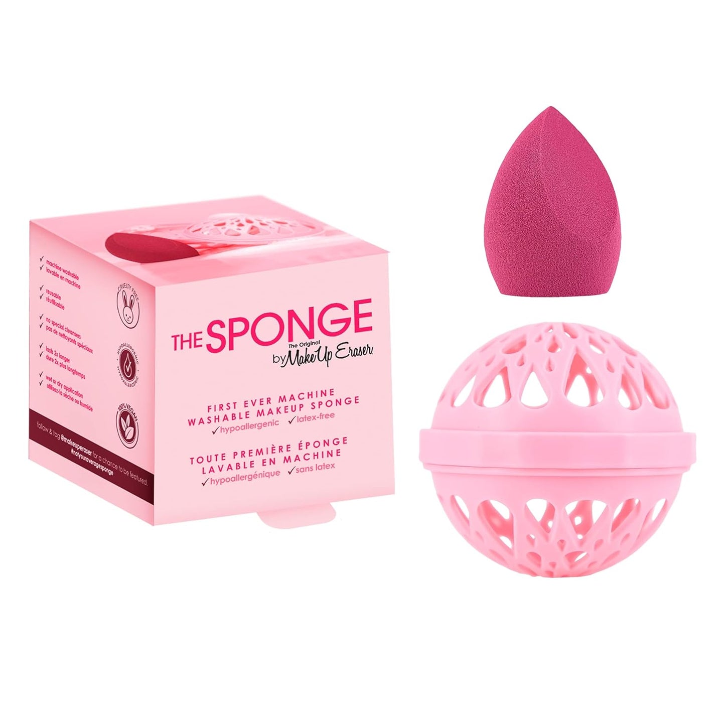 MakeUp Eraser Sponge: Machine Washable, Precise Makeup Application