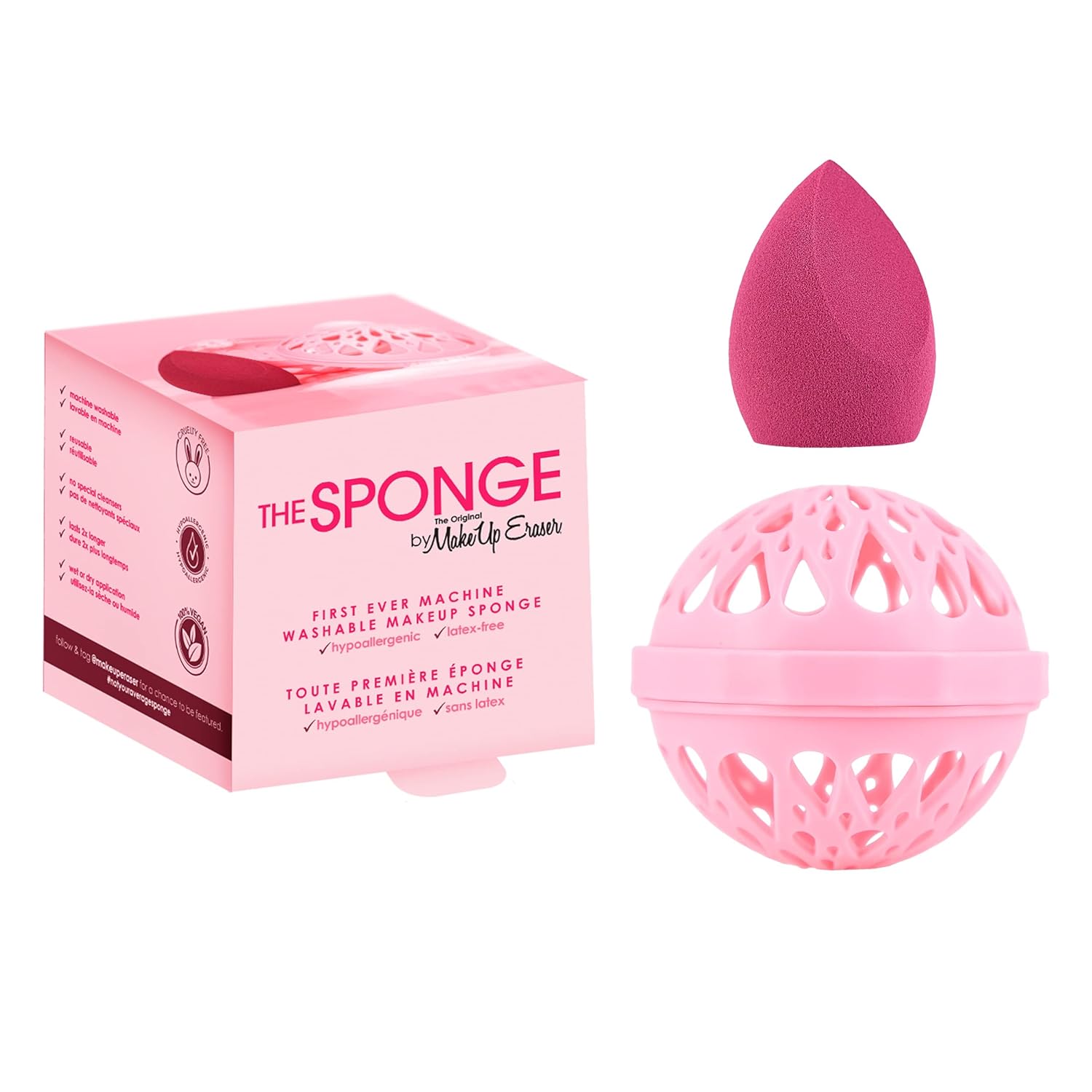 MakeUp Eraser Sponge: Machine Washable, Precise Makeup Application