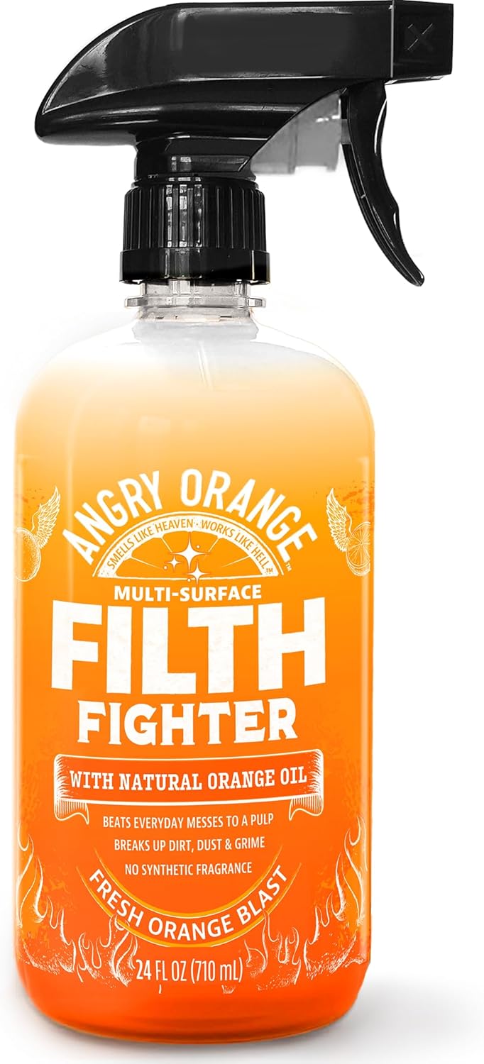 Powerful 24oz Citrus Cleaner Spray - ANGRY ORANGE