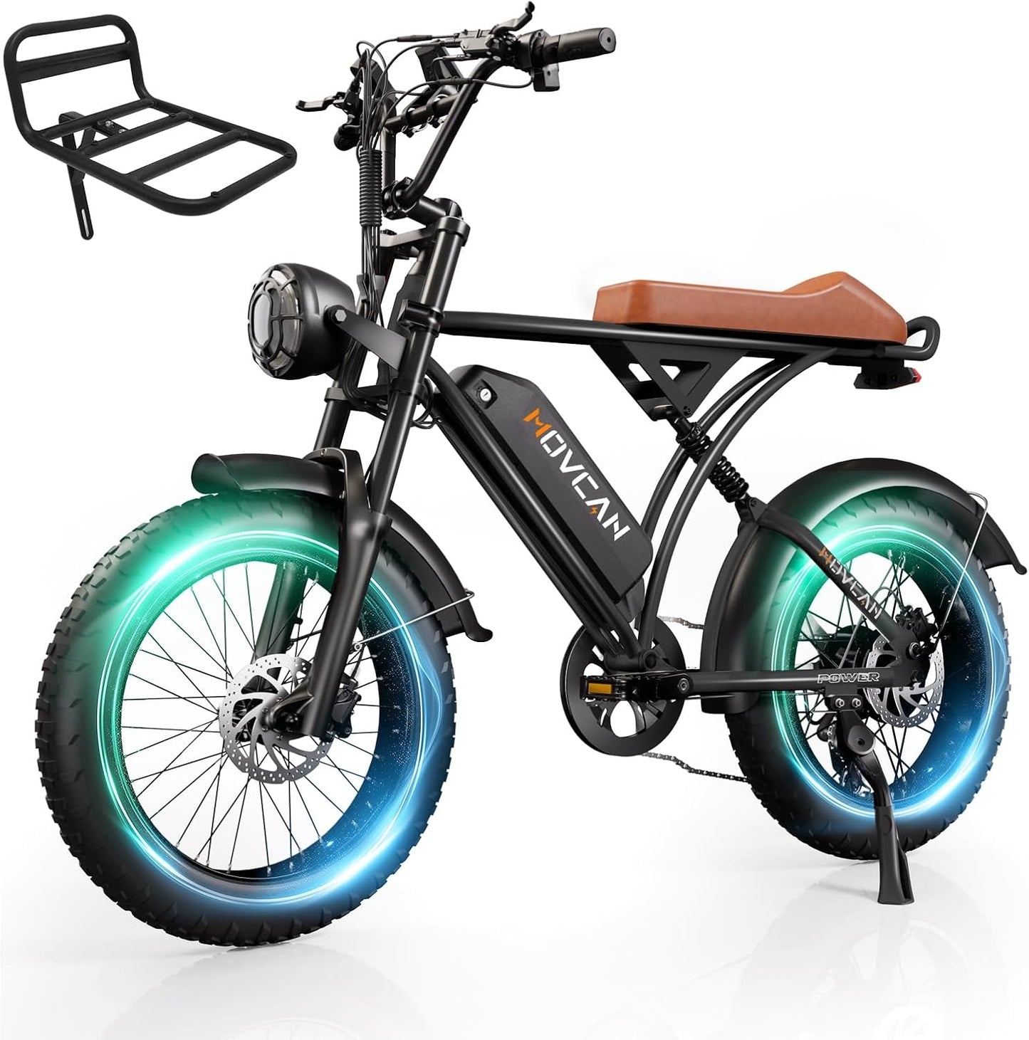 Movcan V60 Pro Electric Bike with 1500W Motor and 80 Miles Range