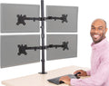 Stand Steady 4 Monitor Mount Desk Stand for Ergonomic Setup