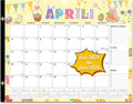 Desk Calendar 2025-2026 18-Month Large Wall/Desktop Calendar
