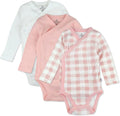 HonestBaby unisex-baby 3-pack Long Sleeve Side-snap (Style P2KH)