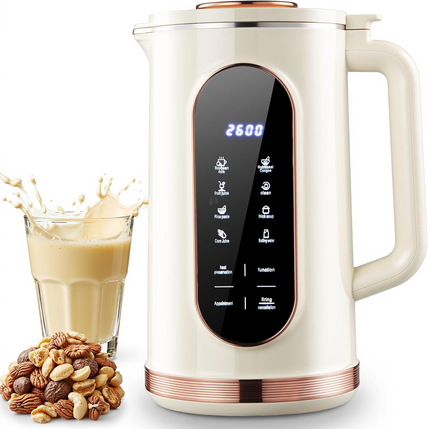 8-in-1 Nut Milk Maker: Homemade Goodness