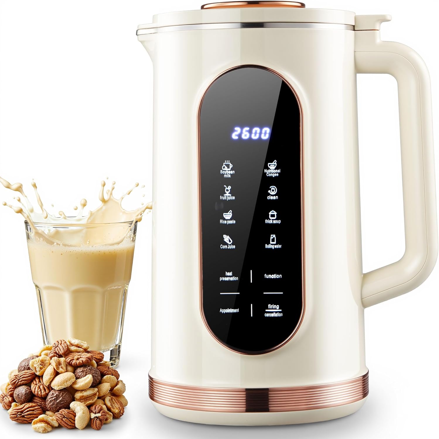 8-in-1 Nut Milk Maker: Homemade Goodness