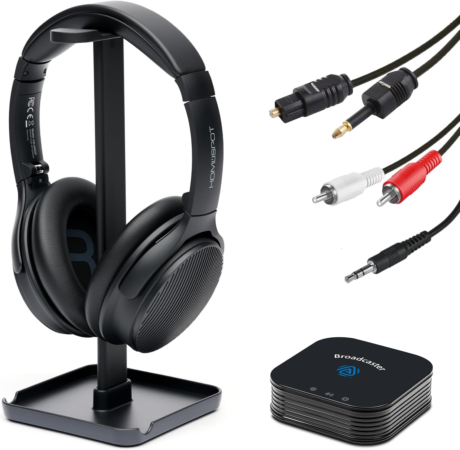 HomeSpot JM320 Auracast TV Headphones for Seamless Audio Experience