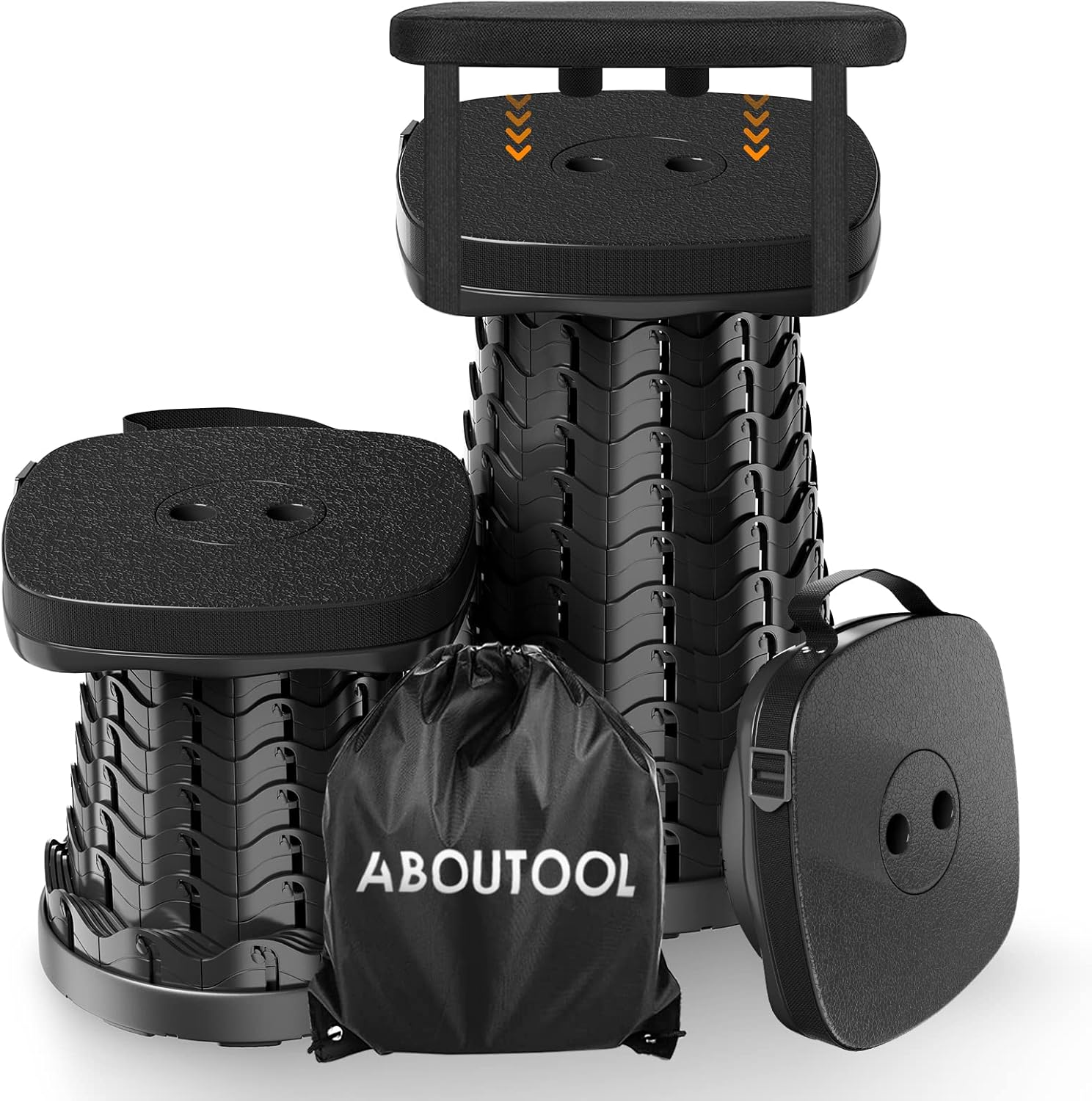 Ultra Portable Folding Camping Stool - 485lb Capacity