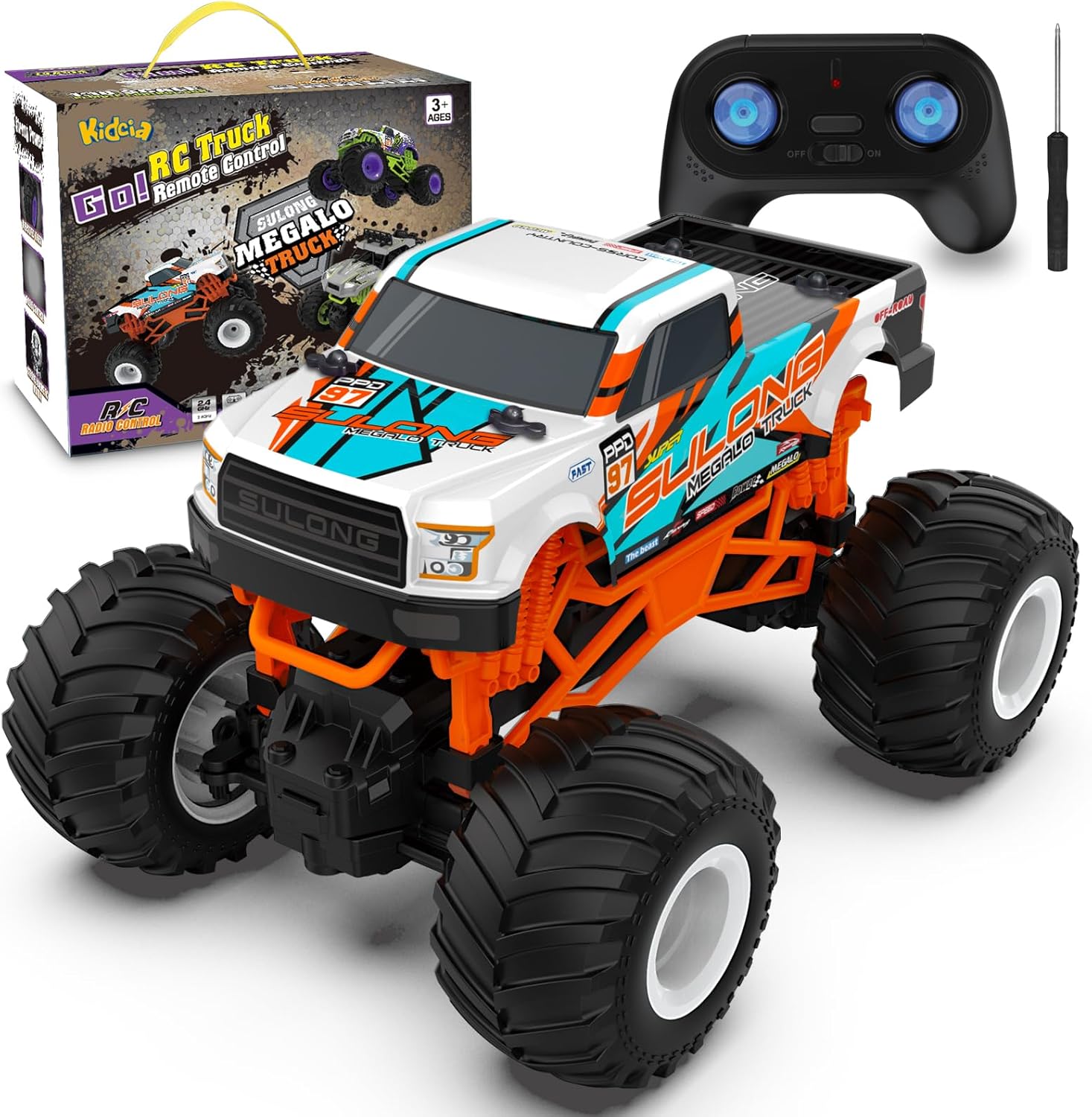 Kidcia 1:16 RC Monster Truck - Ultimate Off-Road Fun!