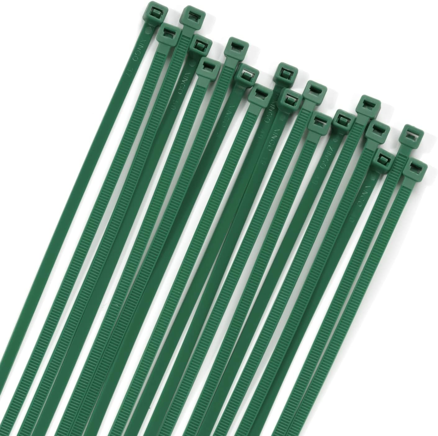 XINGO 100PCS Heavy Duty 12in Cable Zip Ties - 50lb Strength - Indoor/Outdoor Use